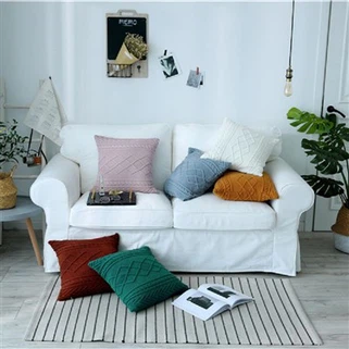 Вязаные наволочки