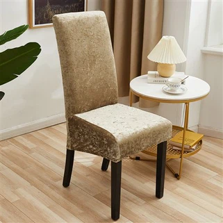 Бархатный чехол для стула